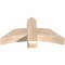 Ekena Millwork Bellingham Smooth Timber Gable Bracket, Douglas Fir, 36"W x 18"H x 5 1/2"D x 5 1/2"F, 12/12 Pitch GBW036X18X0606BEL00SDF - alternate 2
